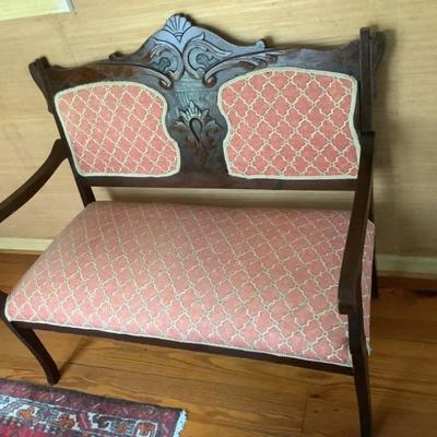 $135-padded bench seat 37"H 41"L 20"depth