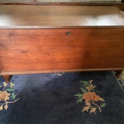 $395-Wooden Truck Chest 22"H 43"L 18"depth