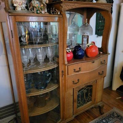 Antique hutch