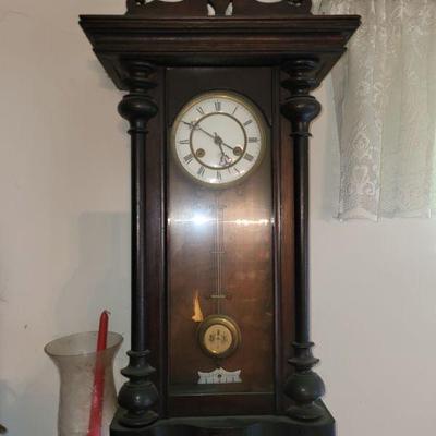 Antique Junghans wind up wall clock