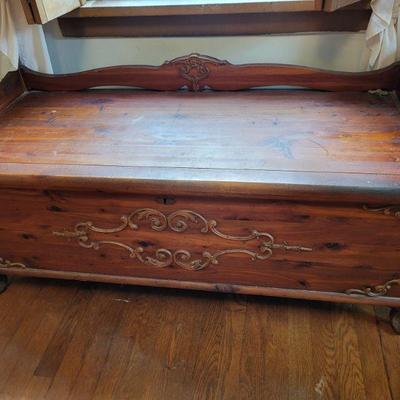 Vintage cedar chest 