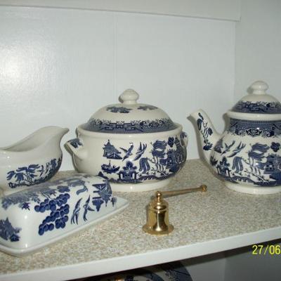 Church Hill Willow Blue China