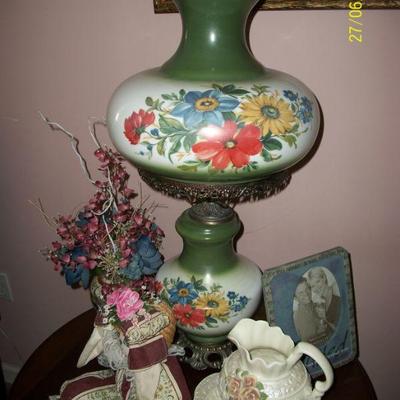 Vintage Hurricane Lamp