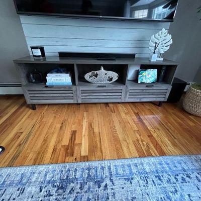 Jackson Slatted Media Console