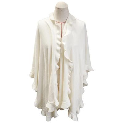 Collection Eighteen 100% Acrylic Women Ruffle Trim Shawl