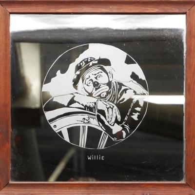 Clown Willie Art In Frame