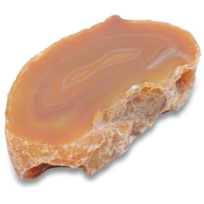 Face-Polished Sliced Agate Nodule