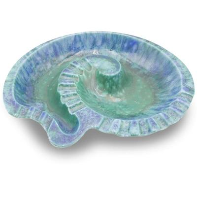 Royal Haeger Mid-Century Drip Glaze Ceramic Ashtray