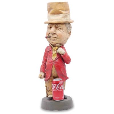 W.C. Fields Large 24" Big Head Statue Signed "(c) Hank"