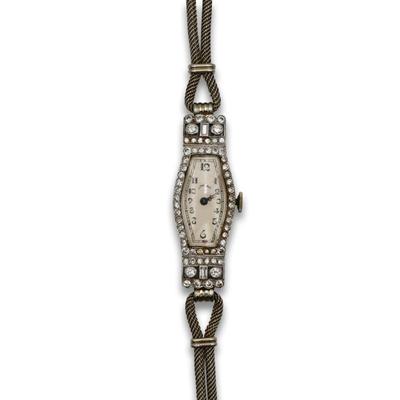 Longines 18K White Gold & Diamond Watch