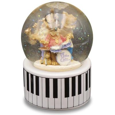 Vintage San Francisco Music Box Company The Cool Cats Snow Globe