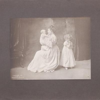 Antique Black & White Photo Print by Tonnesen Sisters