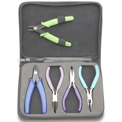 Cousin Tool Set Of 5 Jewelry Making Pliers With Carrying Case
