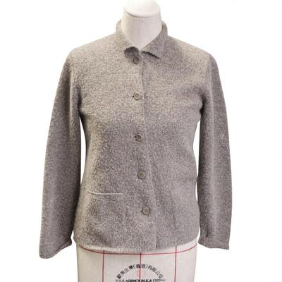 Eileen Fisher Tweed Button-Down Cardigan Size Petite Small