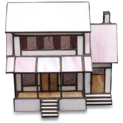 Centuryville Limited Edition "Ms. Mary Thompson" Stained Glass Light Up House