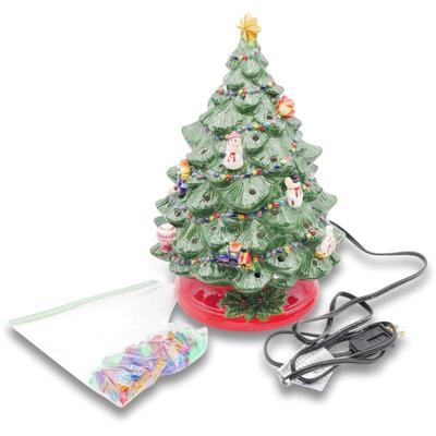 Christopher Radko Ceramic Lighted Holiday Christmas Tree