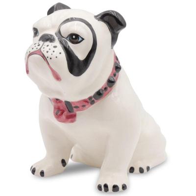 Ceramic English Bulldog Figural Planter