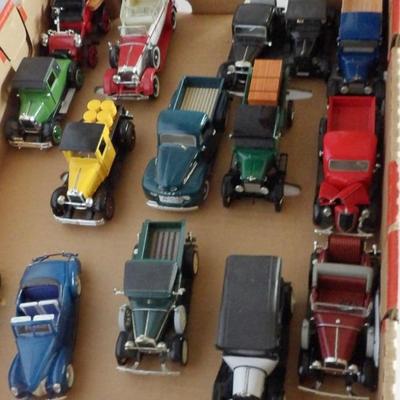 25 Vintage 1/32 Scale Diecast and Plastic Trucks and Cars