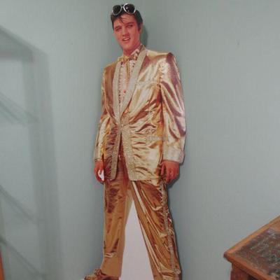 Life size Elvis cardboard cut out