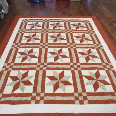 Hand quilted quilt