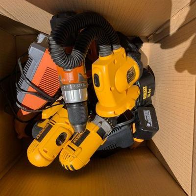 cordless drills and batteris