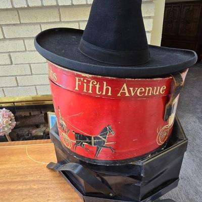 1950s men's hats and hat boxes