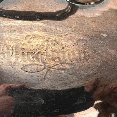 Silverplated cloche monogrammed “The Virginian” (hotel in Lynchburg)