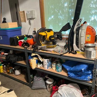 Garage full of tools