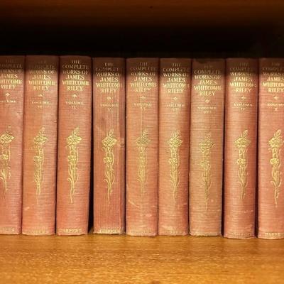 Vintage books - The Complete Works of James Whitcomb Riley