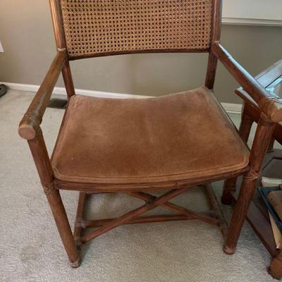 McGuire Bamboo side chairs 