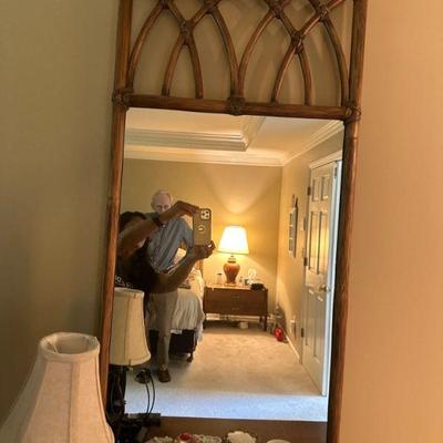 McGuire Bamboo mirror