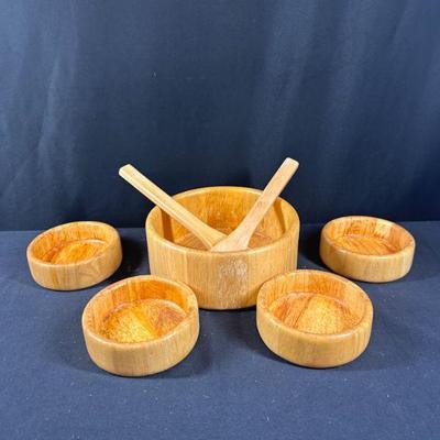 7PC WOOD BOWL SET