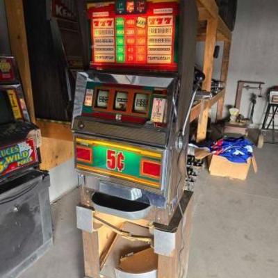 #22020 • Bally Nickel Slot Machine
