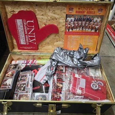 #1610 • Trunk with UNLV Memorabilia
