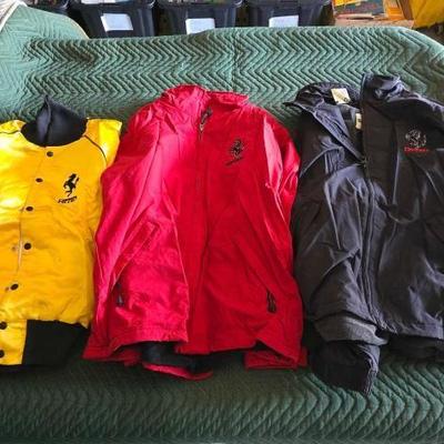 #12040 • (3) Ferrari Jackets
