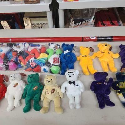 #1184 • Sports Stuffed Animals and Dale Earnhardt Jr Flag Pole
