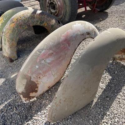#2712 • 2 Early Model Passenger Side Rear Fenders

