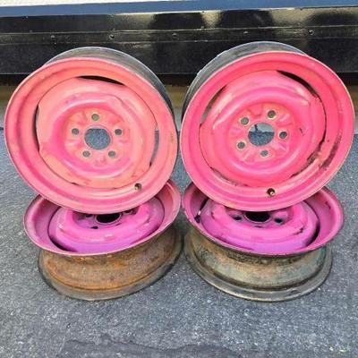 #22144 • Four 5 Lug Wheels
