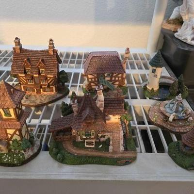 #60578 • (7) Disney Beauty and the Beast French Village Miniatures

