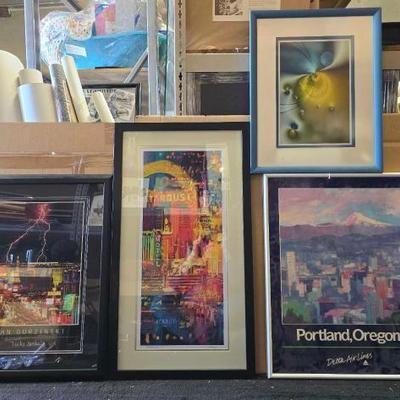 #10664 • (4) Paintings
