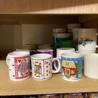 #50082 • Coffee Mugs and Plastic Cups
