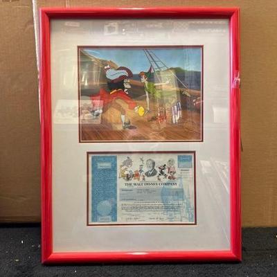 #10340 • Framed Signed Peter Pan ArtWork
