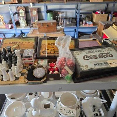 #13656 • Chess Game Art Goldstorm Enterprises Clocks & more
