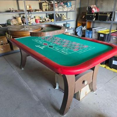 #12206 • Vintage Roulette Table from the Landmark Hotel and Casino Las Vegas
