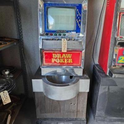 #22016 • Draw Poker quarter Slot Machine
