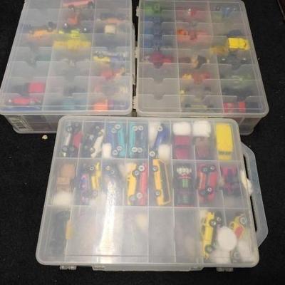 #10722 • (3) 48 Car Hot Wheels Carrying Case with Vintage Cars
