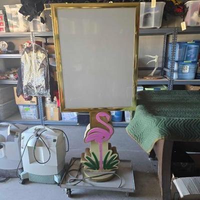 #12204 • Vintage Light Up Display Board from the Flamingo Las Vegas

