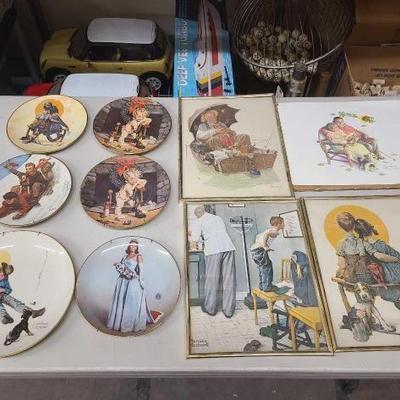 #1202 • Norman Rockwell Prints and Collector's Plates
