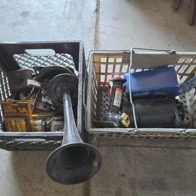 #6012 • 2 Totes of Car Parts
