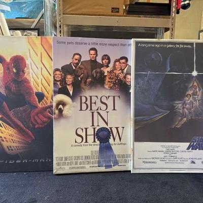 #10612 • (3) Movie Promo Art Posters
